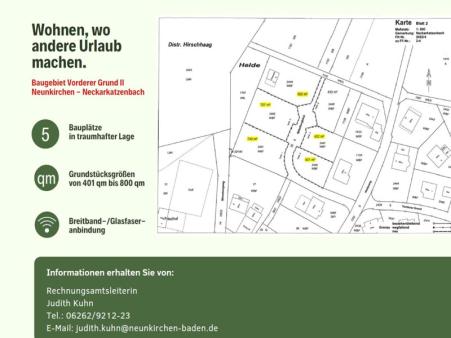 Flyer Bauplätze Vorderer Grund II