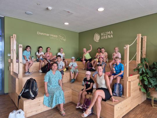 Sommerferienprogramm der Gemeinde 2026 in der Klimaarena - Gruppenfoto
