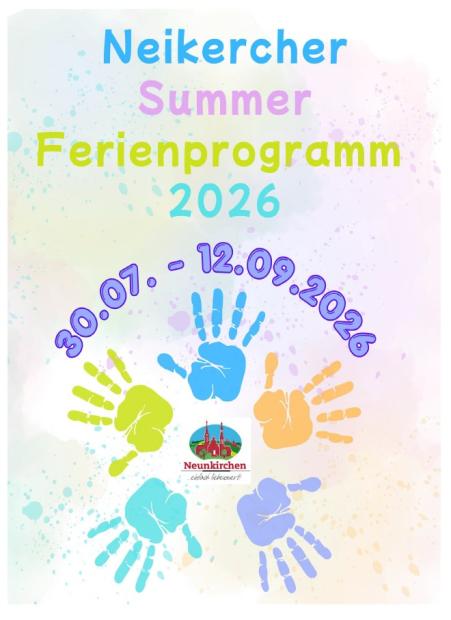Deckblatt Sommerferienprogrammheft 2026
