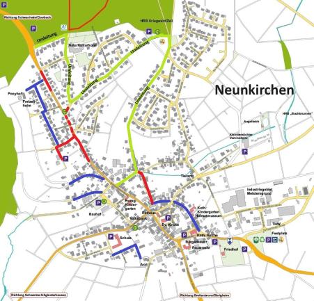 Baufortschritt in Neunkirchen