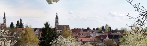 Neunkirchen Ansicht Kirchtürme vom Eichwaldring