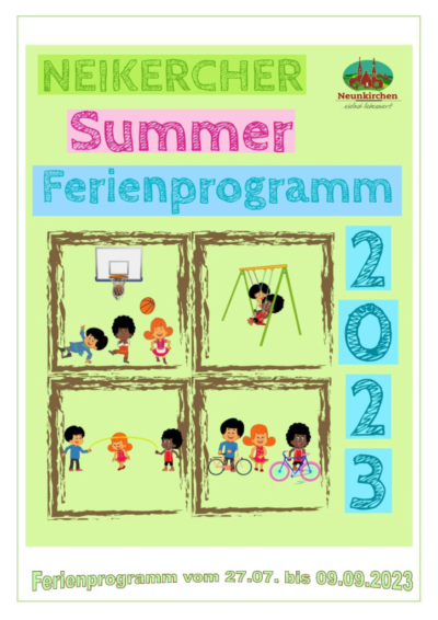 thumbnail of Sommerferienprogramm 2023