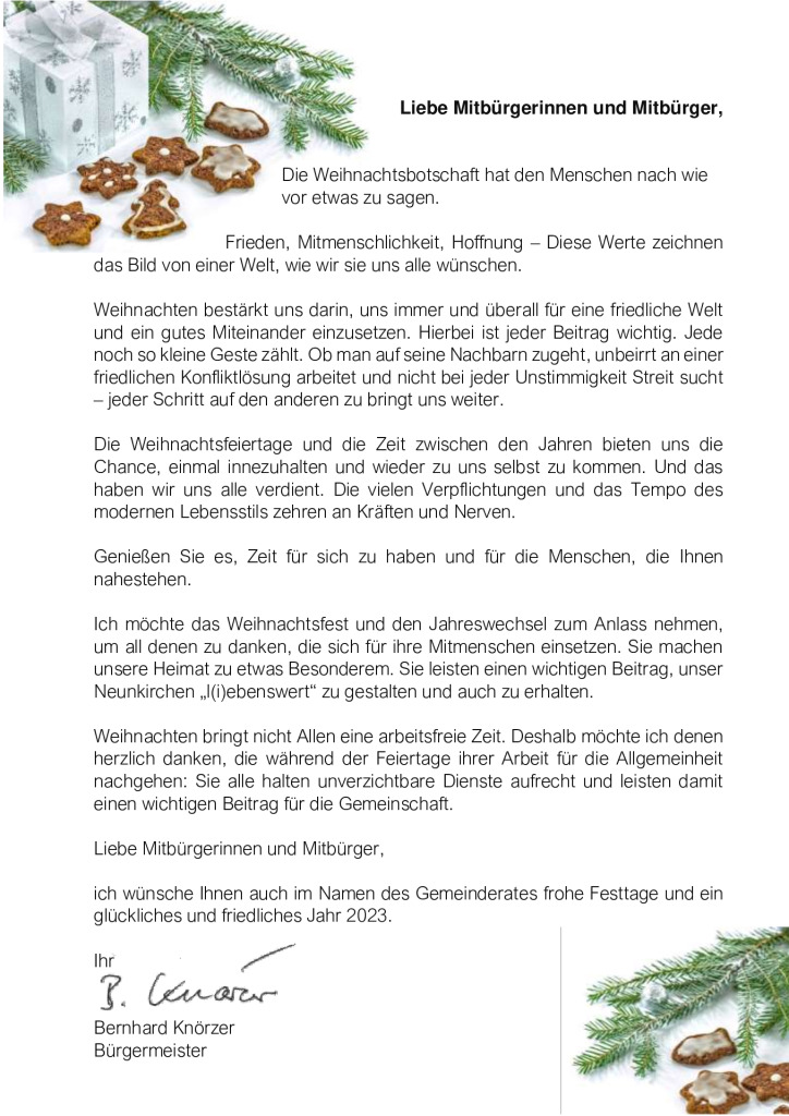 thumbnail of Weihnachtsgruß Amtsblatt
